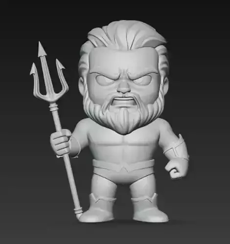 Anime Monster Lady Designer Skulptur STL Designer 