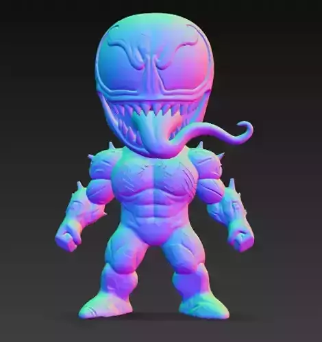 Anime Monster Lady Designer Skulptur STL Designer 