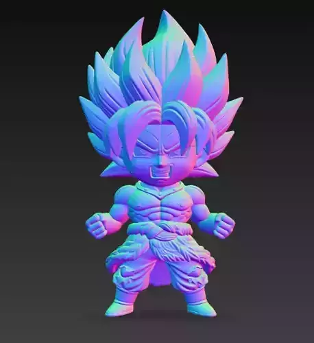 Anime Monster Lady Designer Skulptur STL Designer 