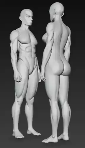 Anime Monster Lady Designer Skulptur STL Designer 