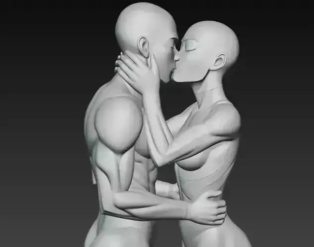 Anime Monster Lady Designer Skulptur STL Designer 