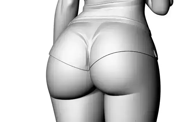 Anime Monster Lady Designer Skulptur STL Designer 