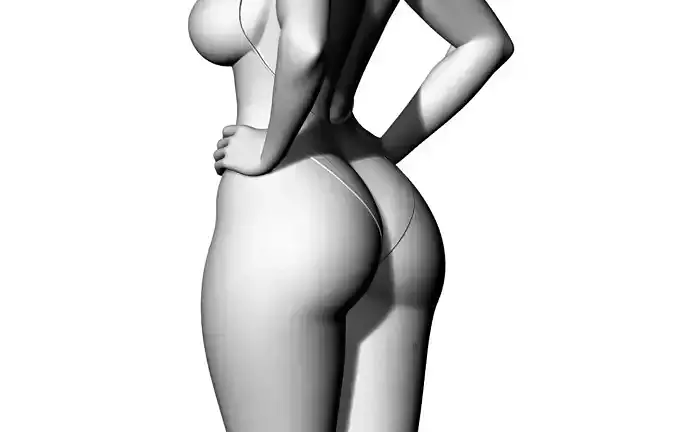 Anime Monster Lady Designer Skulptur STL Designer 