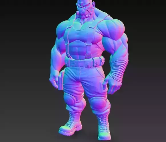 Anime Monster Lady Designer Skulptur STL Designer 