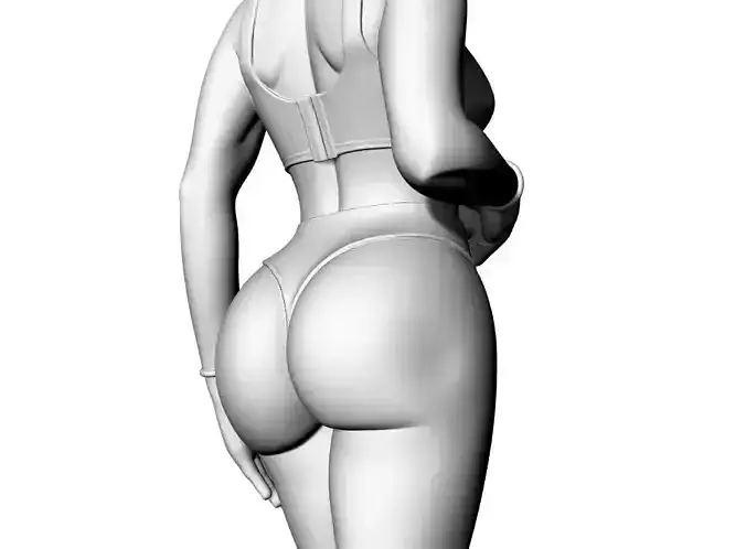 Anime Monster Lady Designer Skulptur STL Designer 