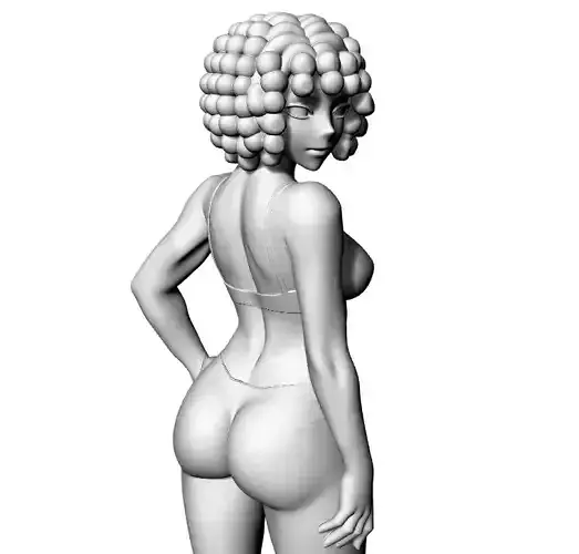 Anime Monster Lady Designer Skulptur STL Designer 