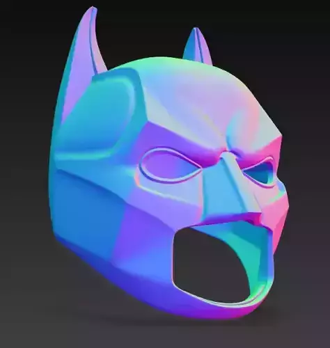 Batman Musk Anime Monster Lady  Skulptur STL Designer 