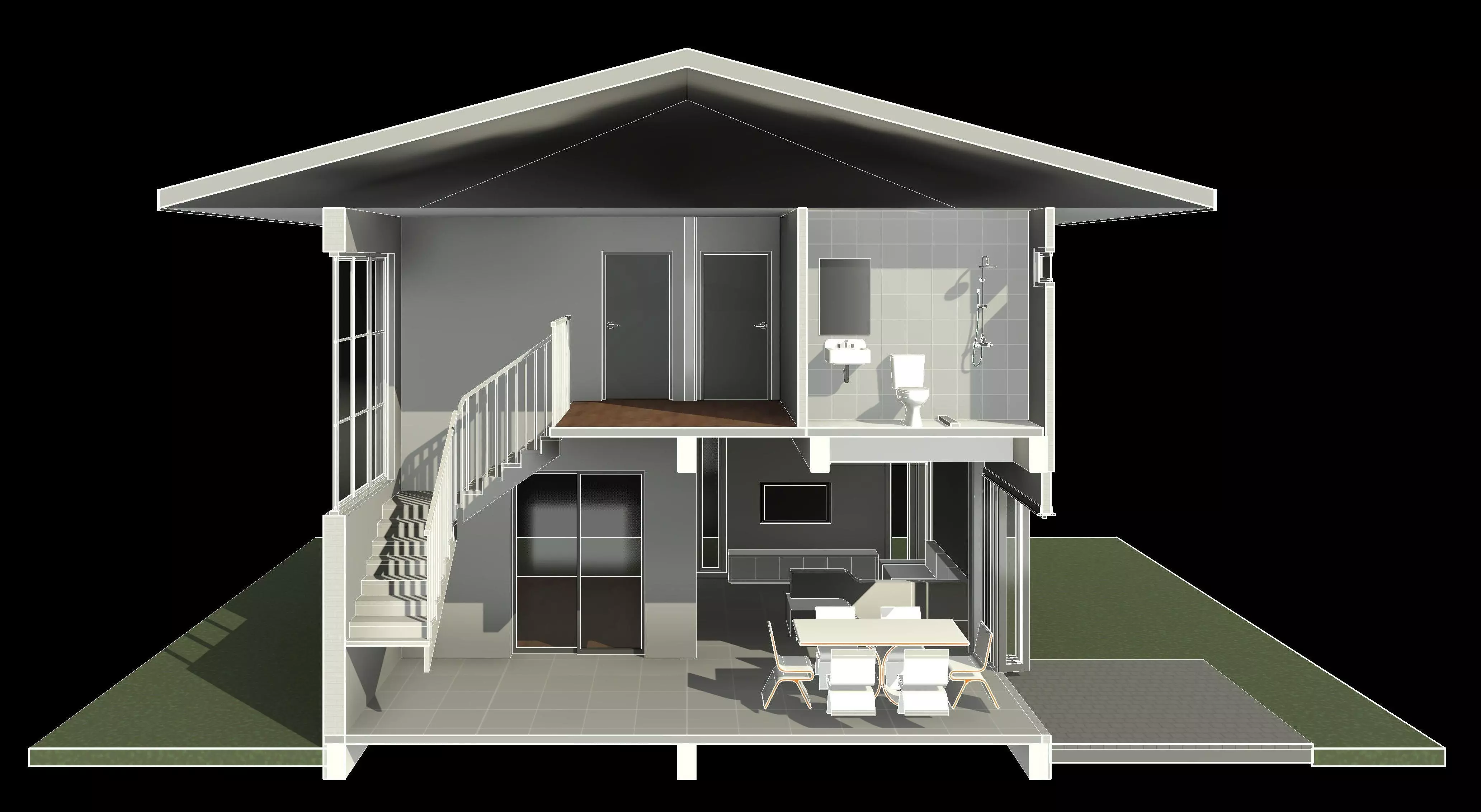 House by REVIT 25R13 3D model
