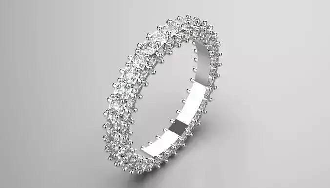 The Eternity stl 3d jewelry Ring model rr0030