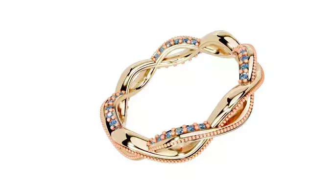 Infinity Crest Bond Ring