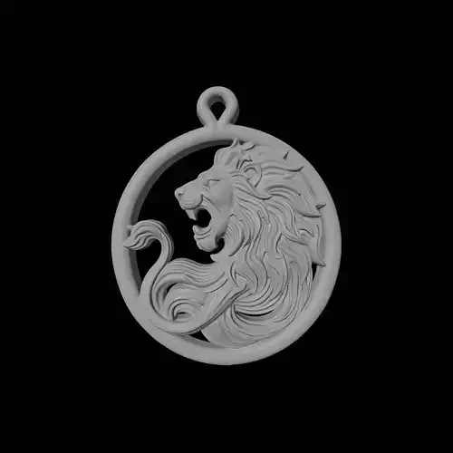Lion Head Pendant