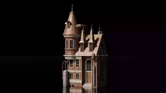 Steampunk Building - House 35