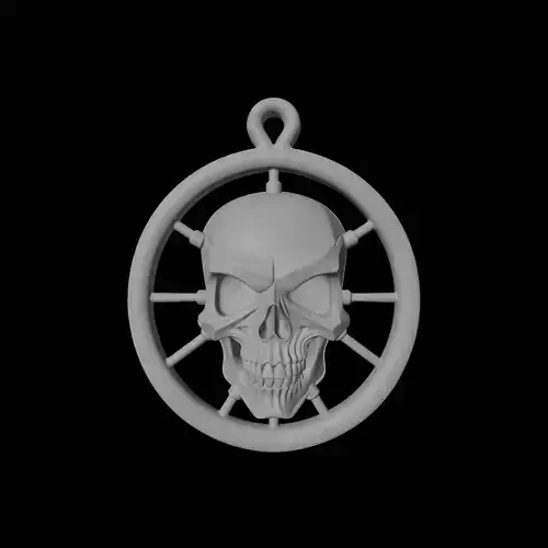 Skull Pendant Medallion