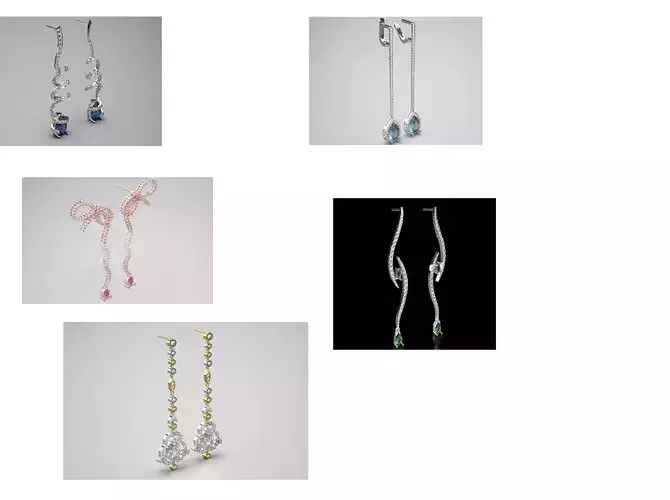 Online Sale Ready to Manufacture Earring Files