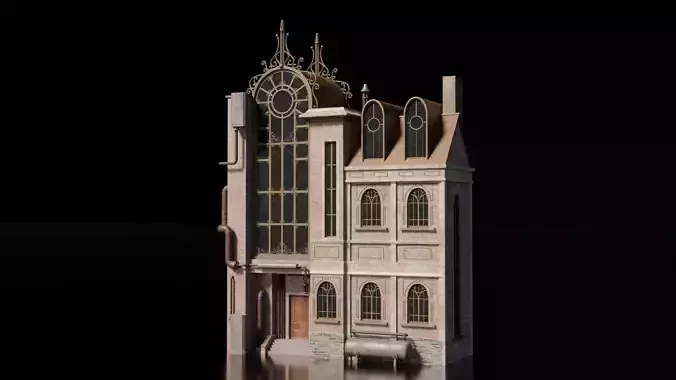 Steampunk Building - House 37