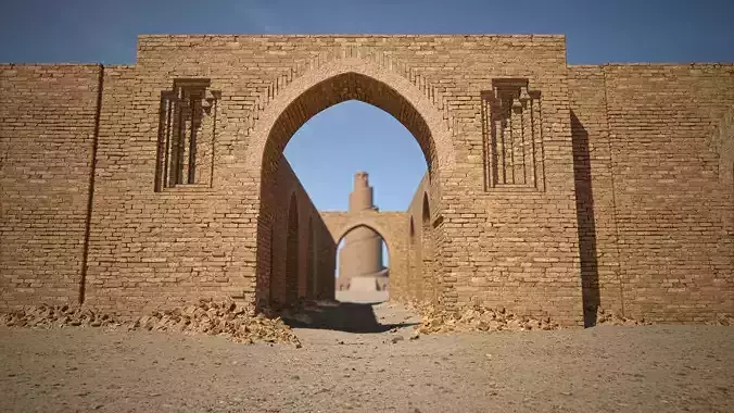 Great Mosque of Samarra - Malwiya Minaret 3D model