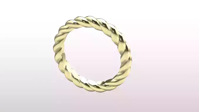 Twisted Rope Wedding Band File Item 60
