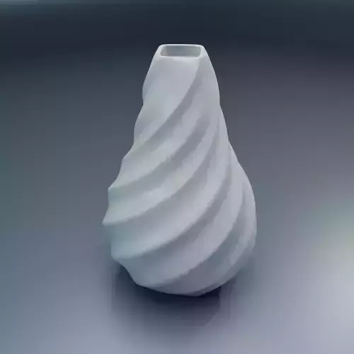Elegant Twisted Vase