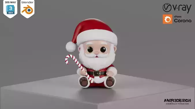 Baba Noel - Cute Stylized Santa Claus 