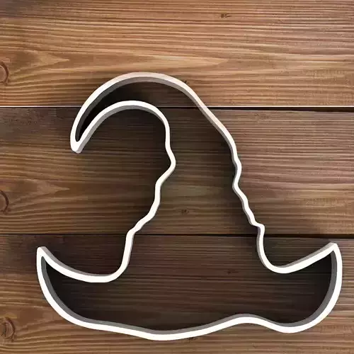 Witch Hat Cookie Cutters 3D Printable STL File