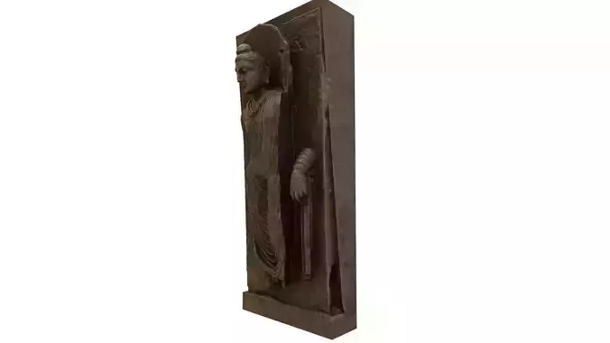 buddha sculpture statue hi poly