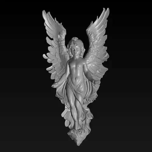 ancient wall decoration statue