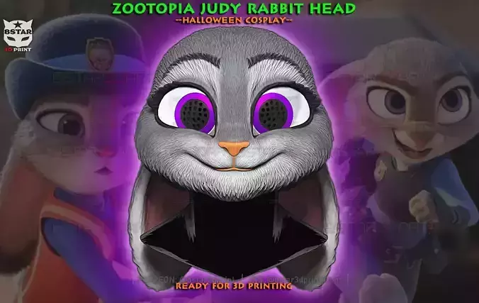 Zootopia 2 - Judy Hopps Head Wearable