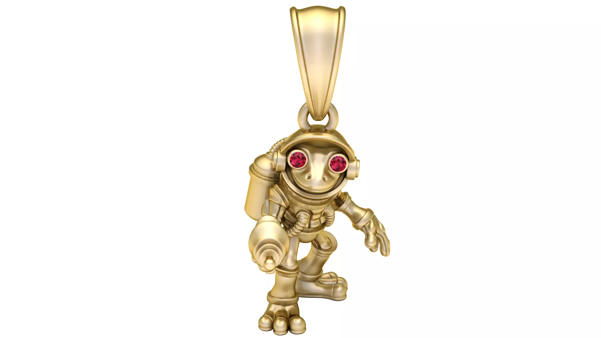 Robot Diver Pendant 3D Printable Model 3D print model