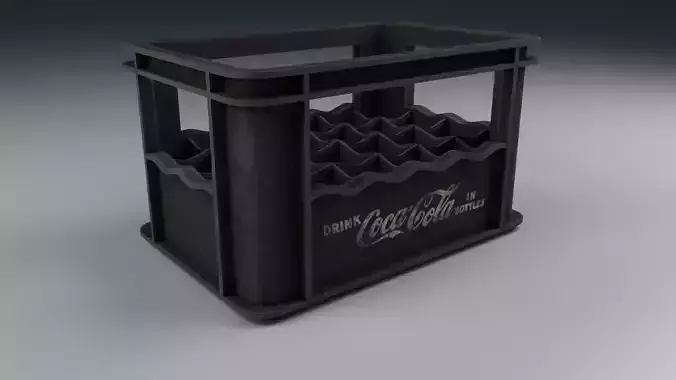 Old Beverage crate Black