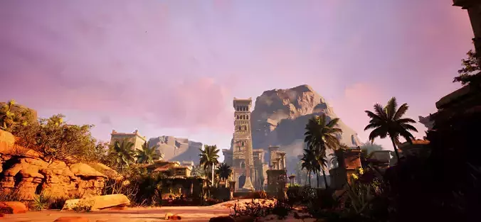 Lost Desert Civilization  UE5 Environment Art 