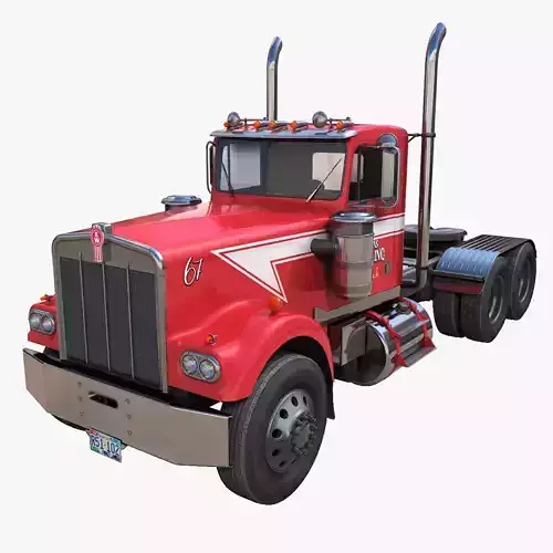Kenworth custom daycab semitruck