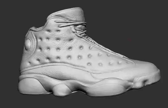 Nike air jordan 13 highpoly 3d print mesh 