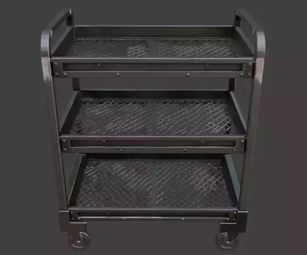 Stainless Steel Hospital Trolley