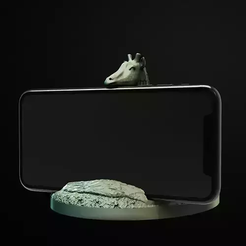 Giraffe Mobile Holder 3D Printable STL File