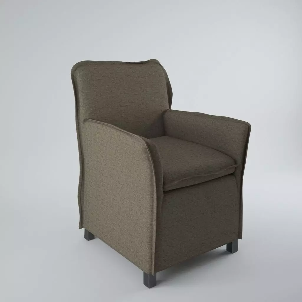 Dialma Brown - Dining chair 3D model_0