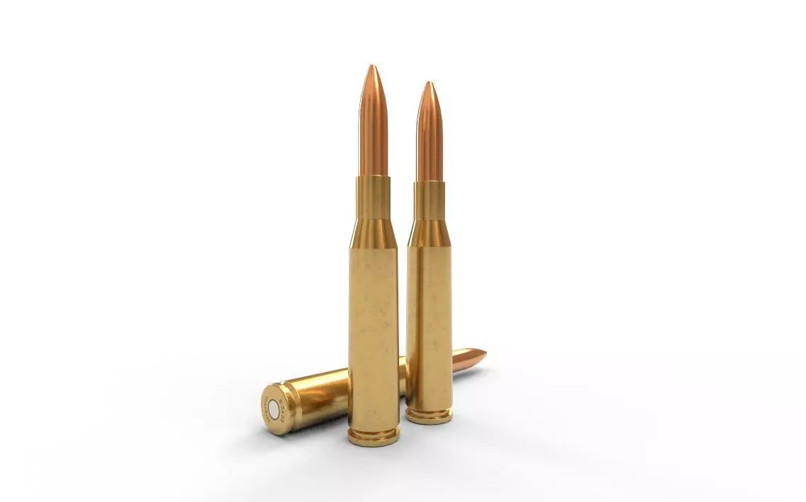 65x58mm Vergueiro Ammo Low-poly 3D model