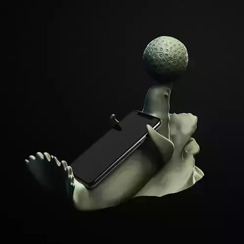 Sea Lion Mobile Holder 3D Printable STL File