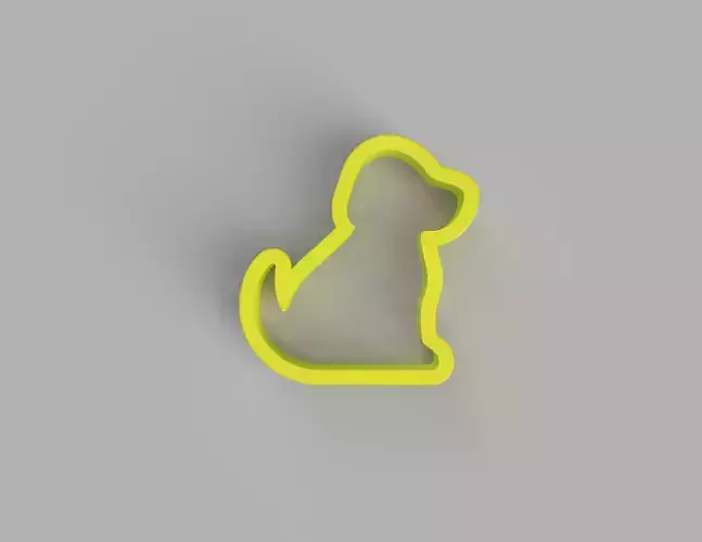 3D Dog Stamp Perfect for Clay and Ceramic