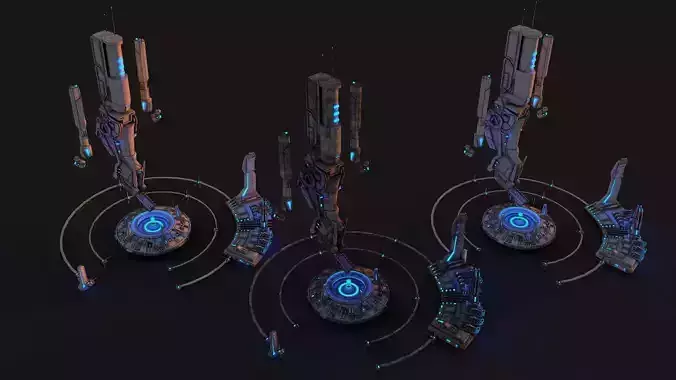 Sci-fi Tesla Coil Building