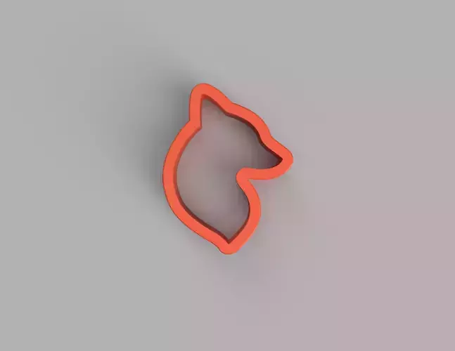 3D Fox Stamp Perfect for Clay and Ceramic