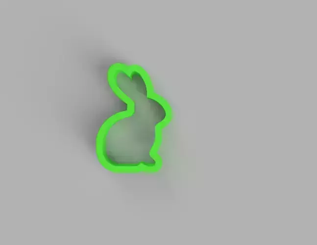 3D Rabbit Stamp Perfect for Clay and Ceramic