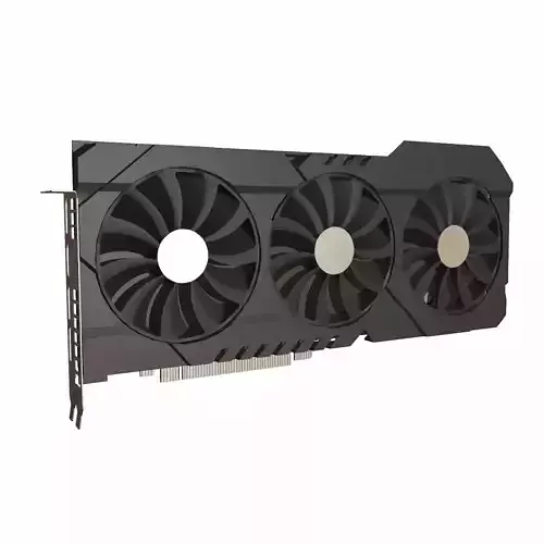 Graphic Card  Low Poly