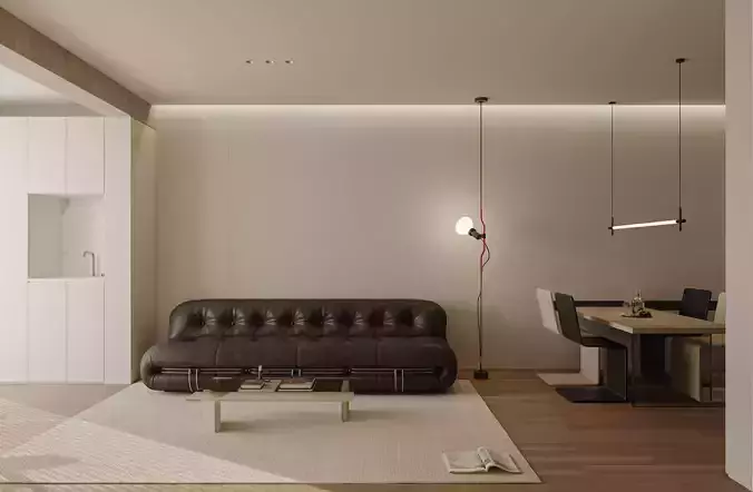 Comfortable modern living room