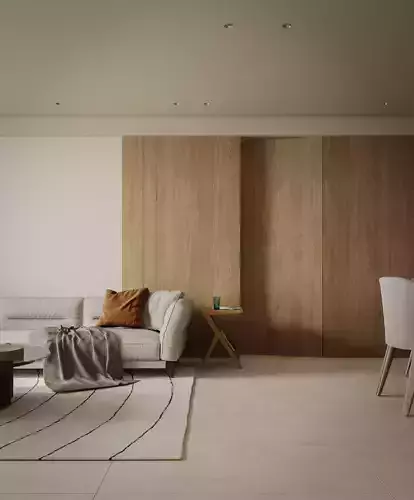 Log Wind Apartment 3D model 2