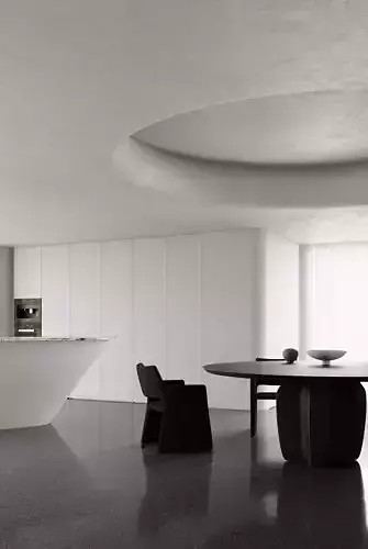 Minimalist apartment 3D model 5