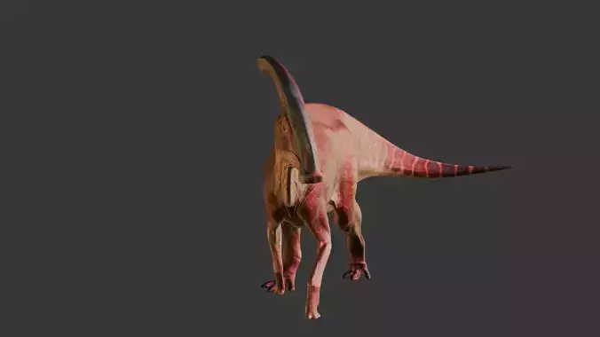 Low Poly Game ready Dinosaur 3d model 