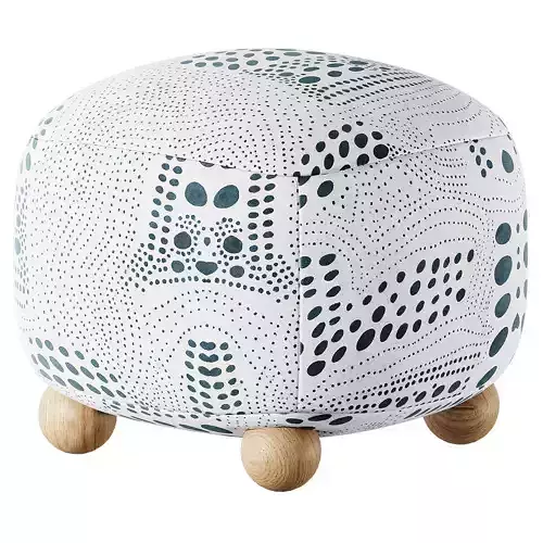 Pouf Here Nearby House Gray-graphite