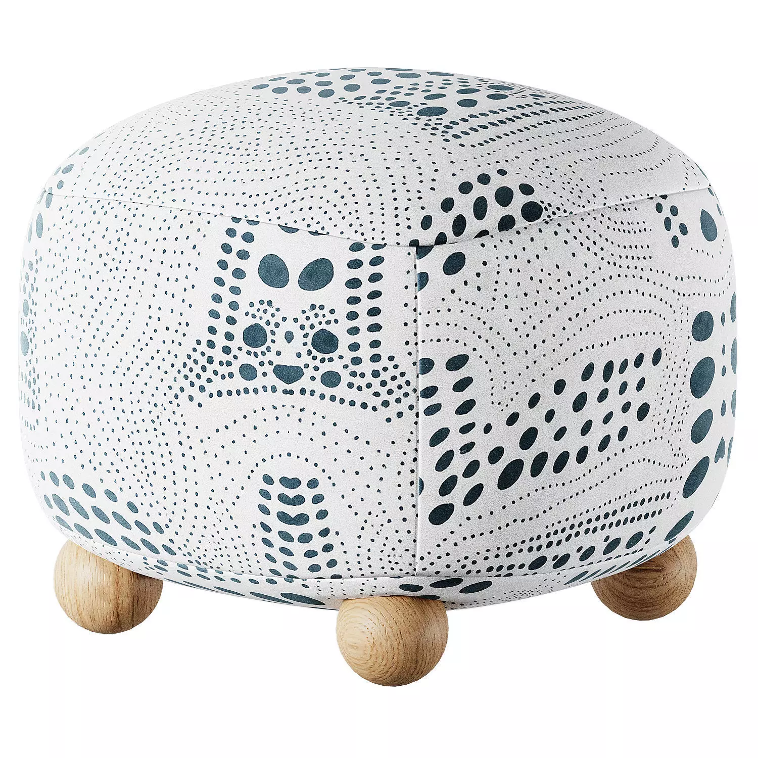 Pouf Here Nearby House Gray-graphite 3D model