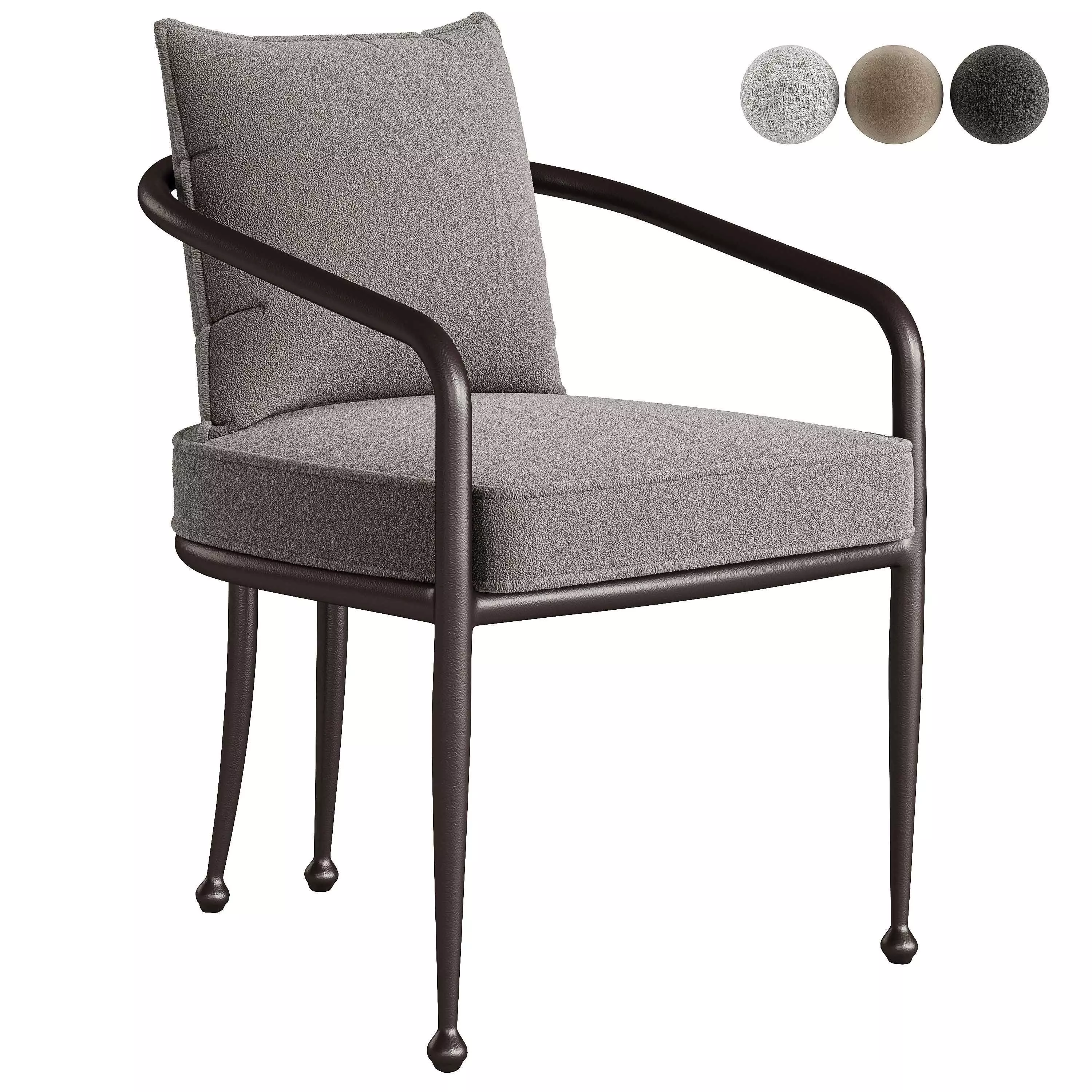 Andre Dining Chair-Harbour 3D model