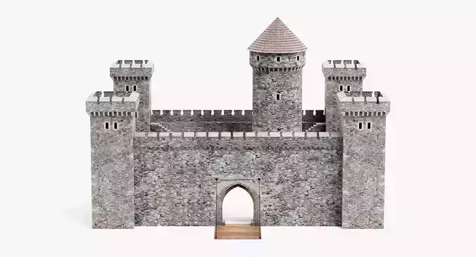Medieval Castle V3 - Stone Fortress Architecture